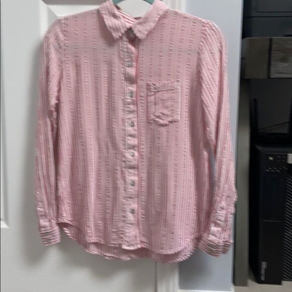 🍭6/$30 Universal threads pinstripe buttondown - S - Picture 1 of 8
